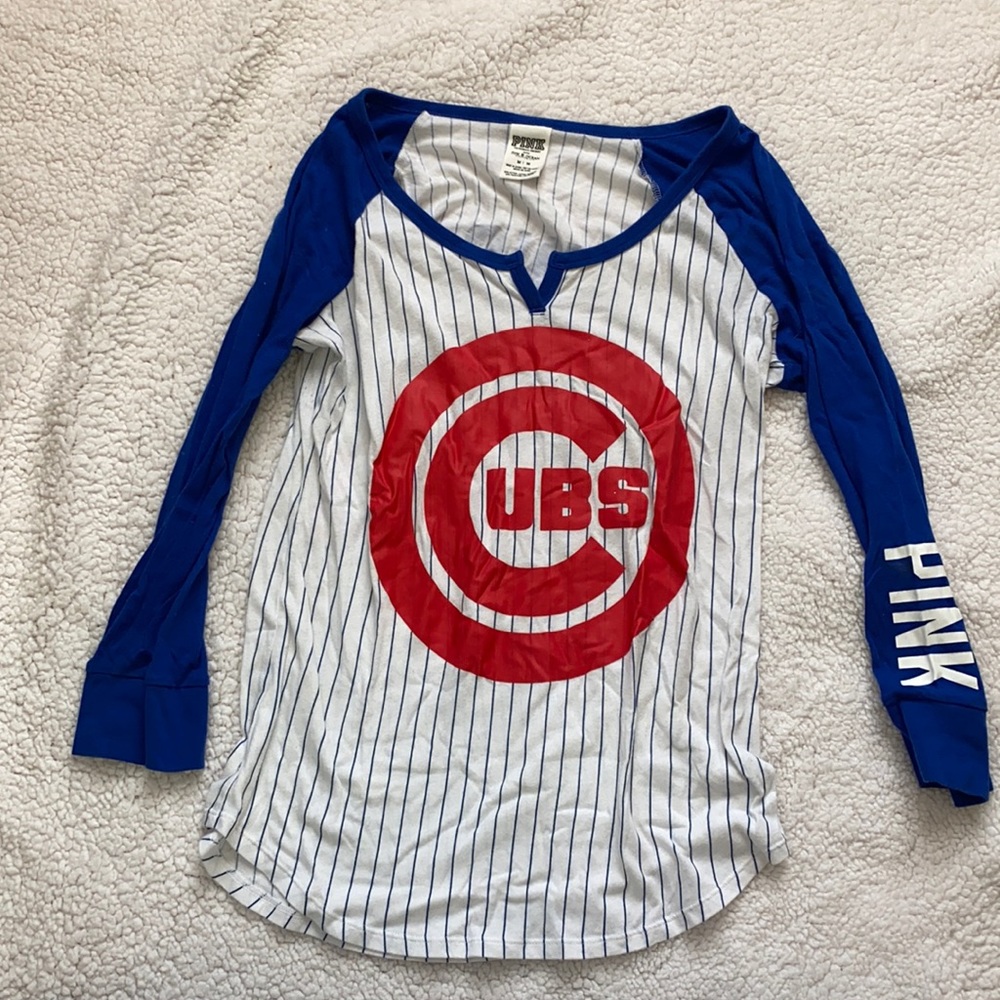 Victoria’s Secret pink Cubs long sleeved shirt